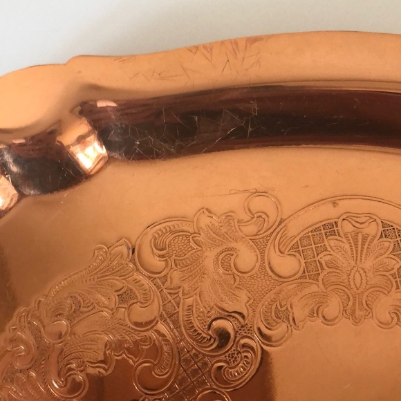 Copper sugar and creamer set - Picture 2 of 4